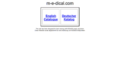 Desktop Screenshot of m-e-dical.com